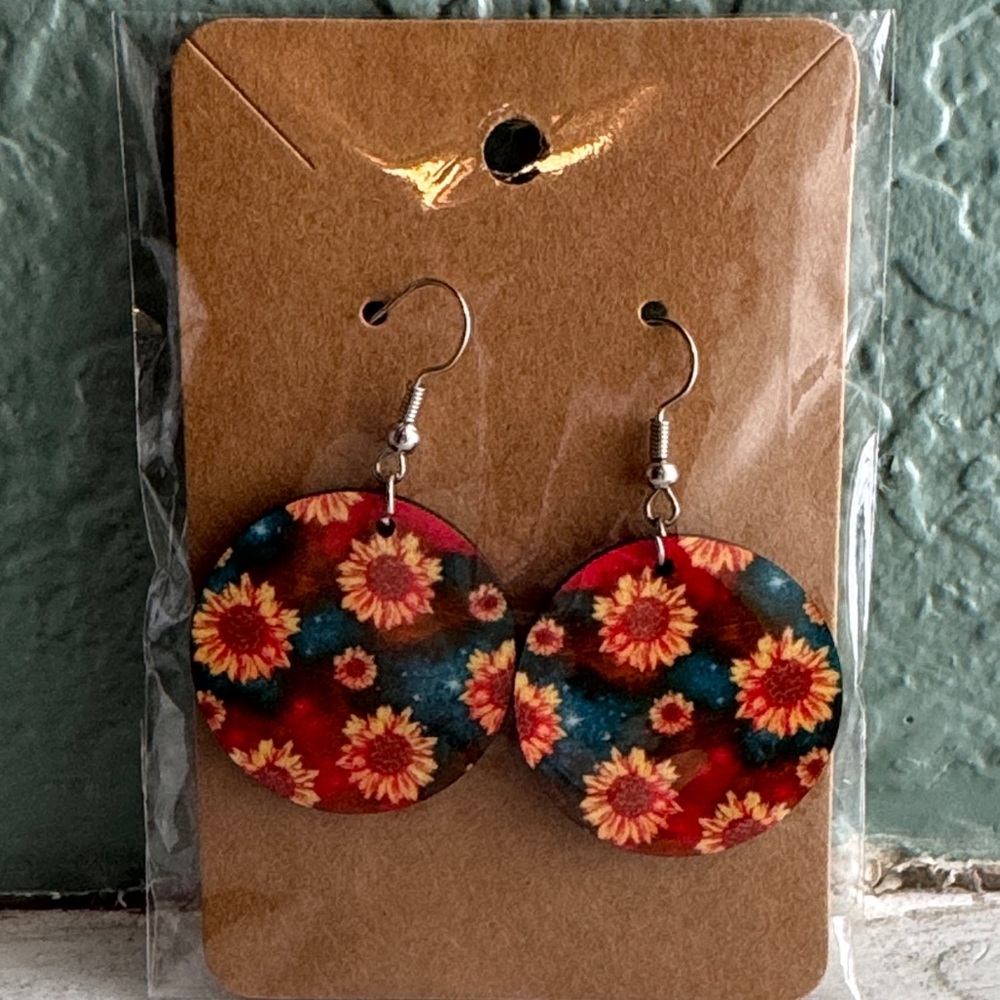 ✨ 5 for $25 ✨ Floral Patterned Earrings